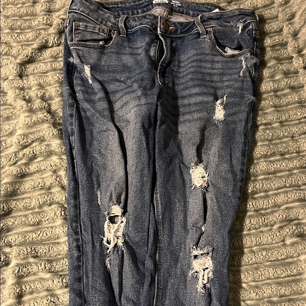 Distressed Blue Jeans *final price* -LAST CHANCE SALE